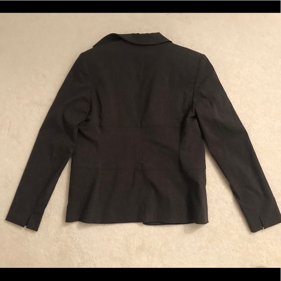 Worn Once! Express Blazer Women Gray Stretch 5/6 - Picture 3 of 3